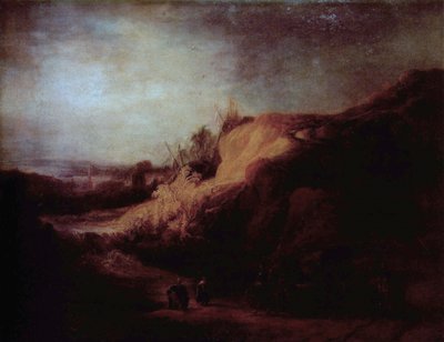 Landscape with the Baptism of the Eunuch by Rembrandt van Rijn